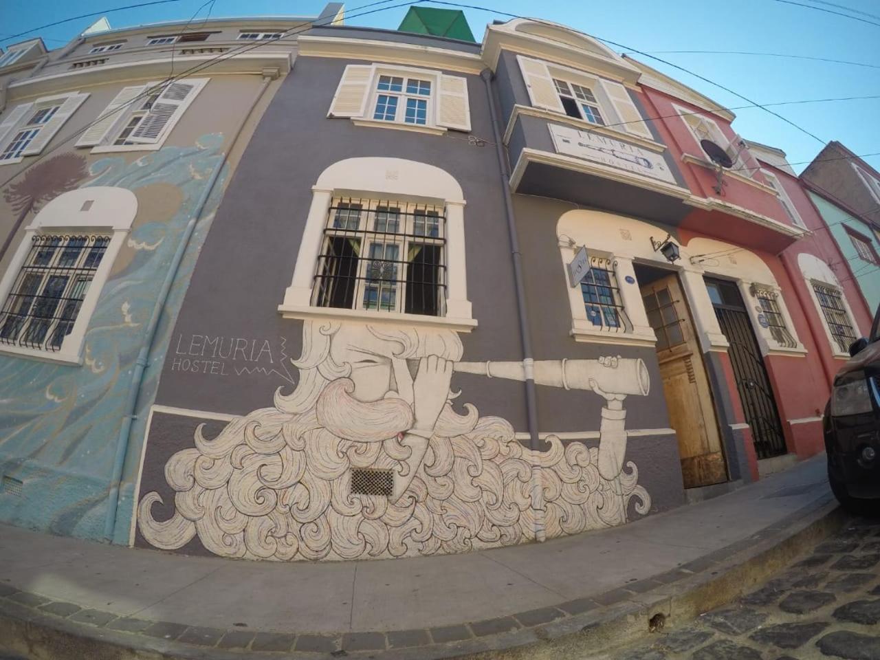 Lemuria Hostel Valparaíso Dış mekan fotoğraf